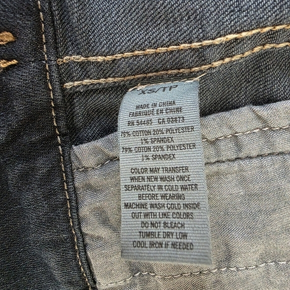American Eagle Jean Jacket, XSmall, Dark Blue - Picture 5 of 8